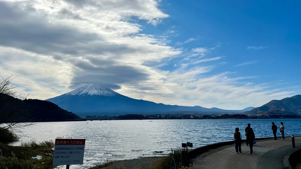 富士山和河口湖