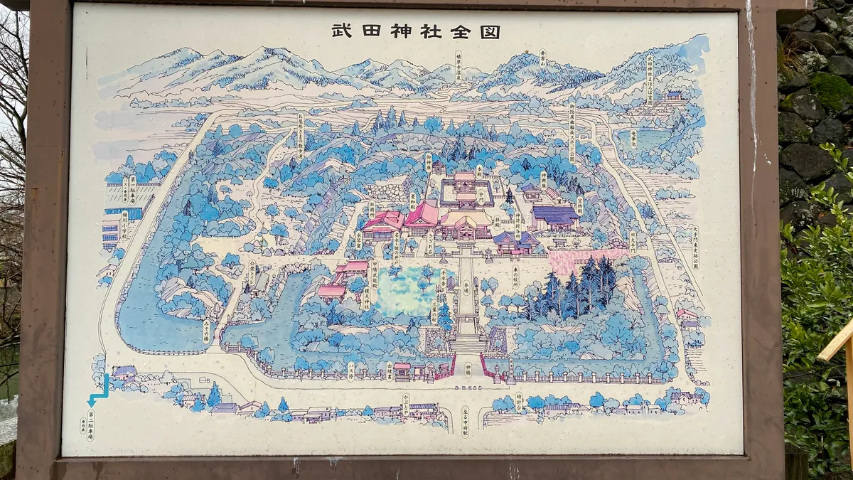 武田神社完整地图