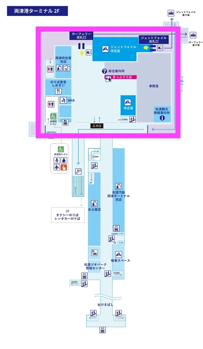 两津港码头2楼平面图