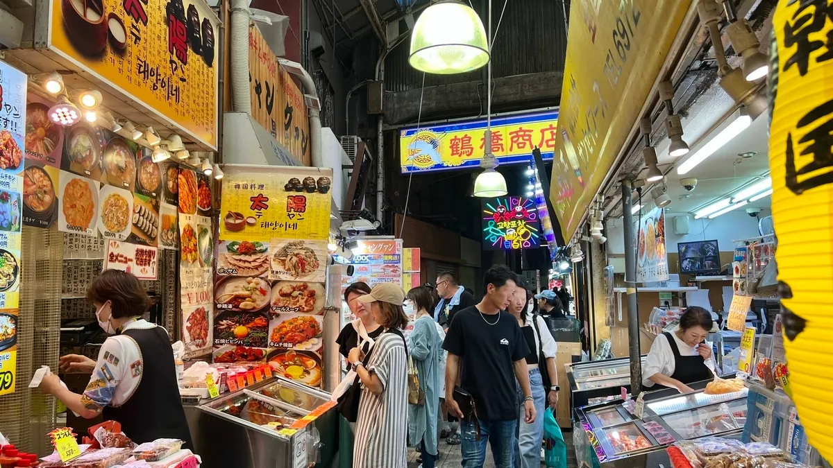 鹤桥商店街街景