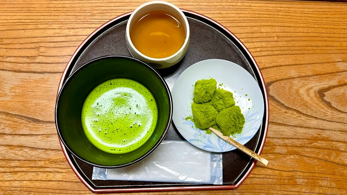 抹茶蕨饼抹茶套餐