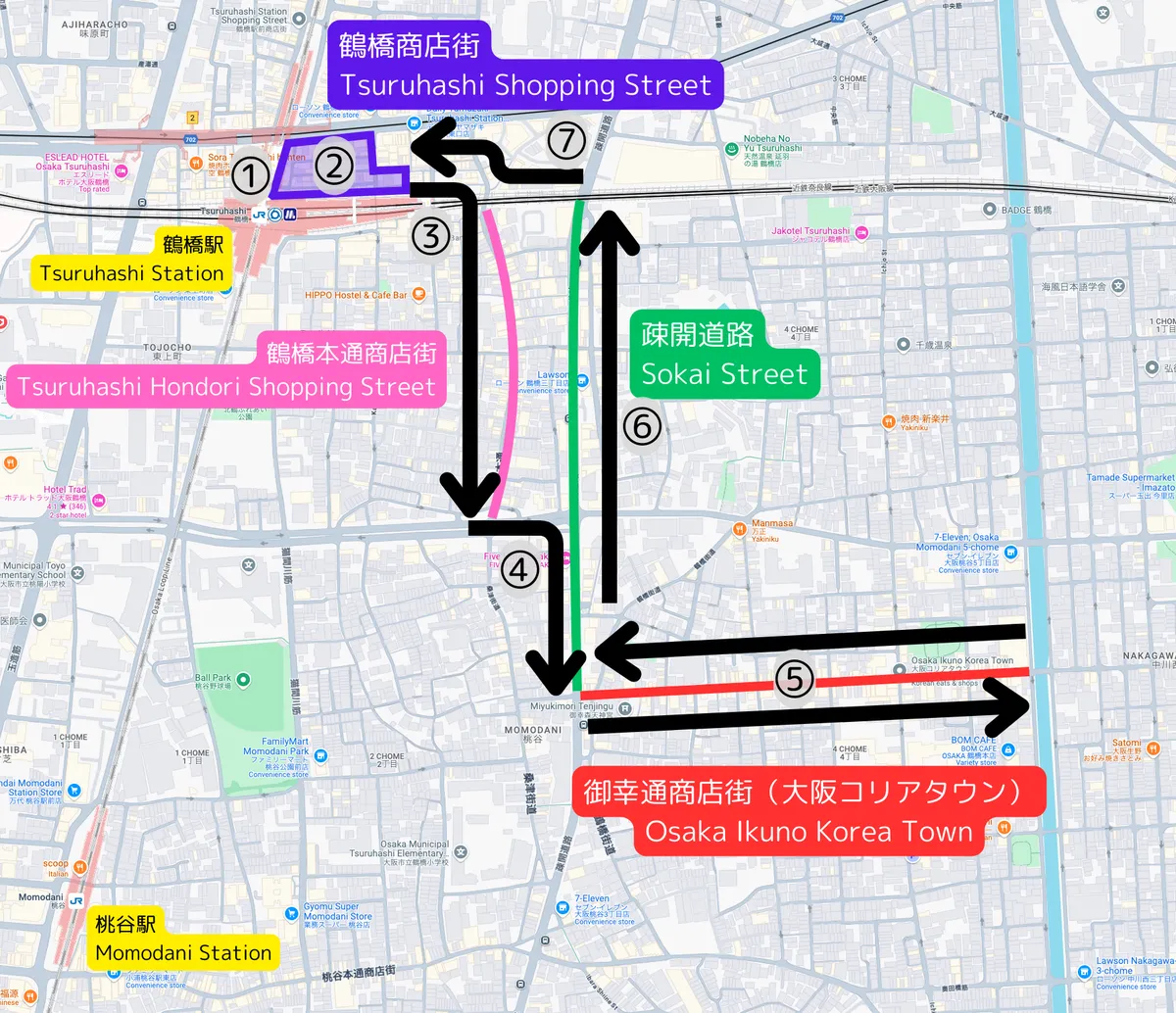 完美游览韩国街的推荐路线