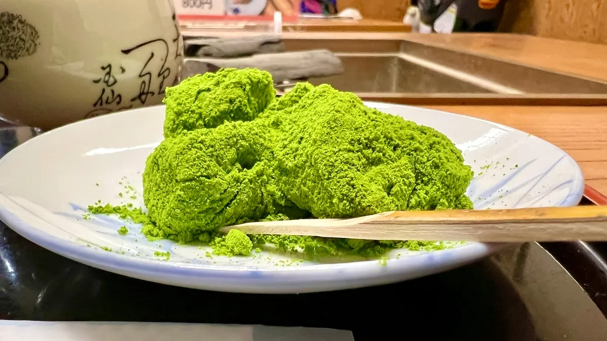 抹茶蕨饼