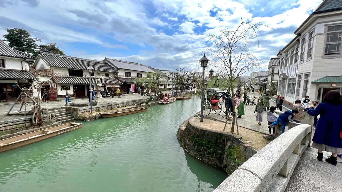 仓敷河沿岸街景