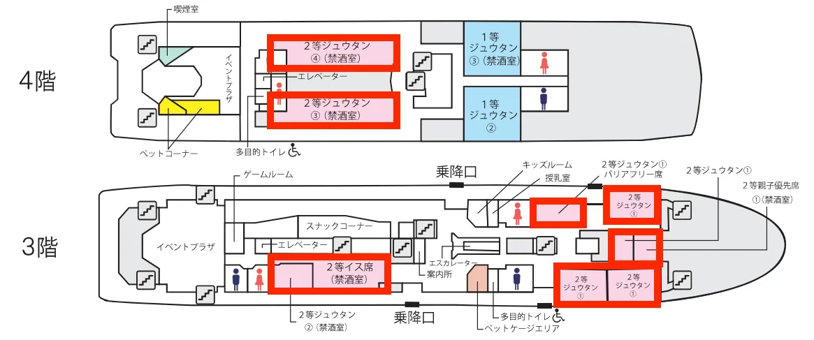 二等舱位置