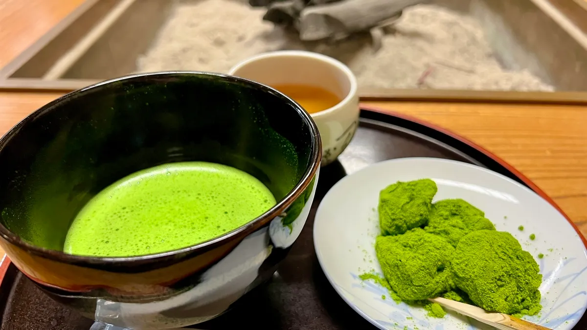 抹茶蕨饼抹茶套餐