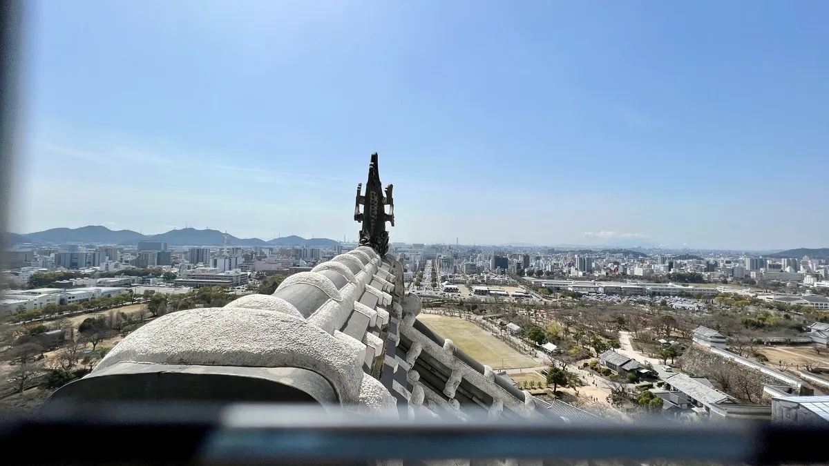 天守阁的视野