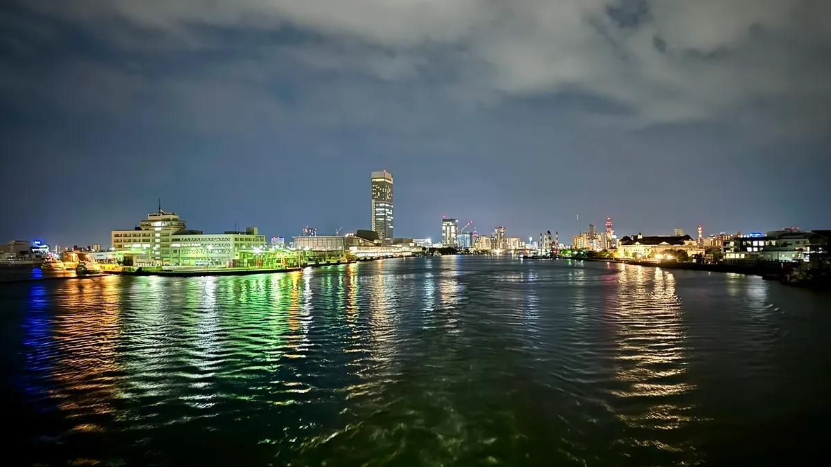 新潟市区夜景