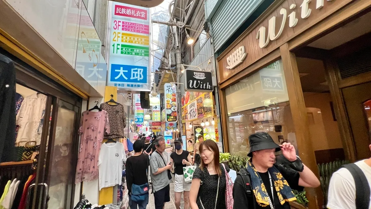 鹤桥商店街街景