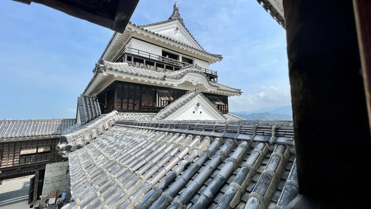 从小天守看到的大天守