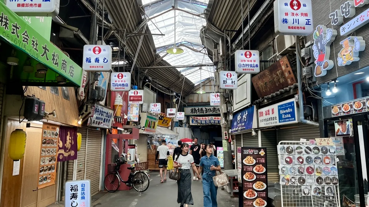 鹤桥本通商店街景象