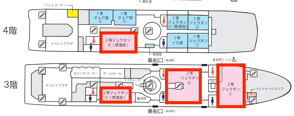 二等舱位置